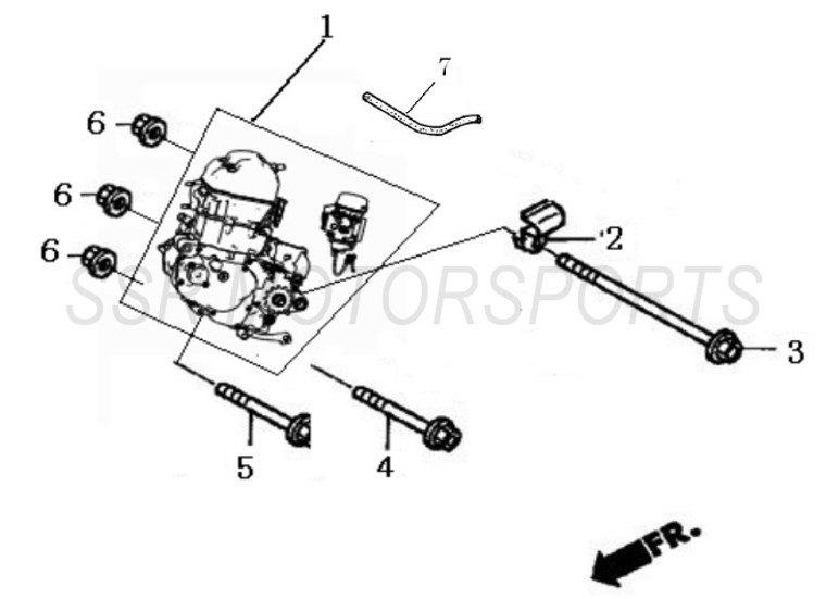 (SSR SR450S) Full Engine Parts Schematics (2016-2018)