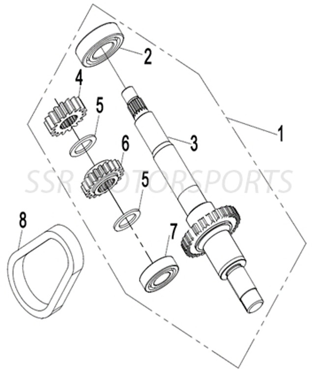 Complete Spindle Assembly (SSR Bison 200) Complete Spindle Assembly (SSR Bison 200)