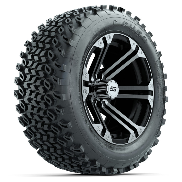 Set of (4) 14 in GTW Specter Wheels with 23x10-14 Duro Desert All-Terrain Tires Set of (4) 14 in GTW Specter Wheels with 23x10-14 Duro Desert All-Terrain Tires