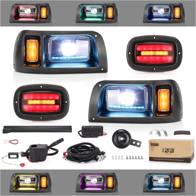 Golf Cart LED Light Kit for Club Car DS G&E Y208-C