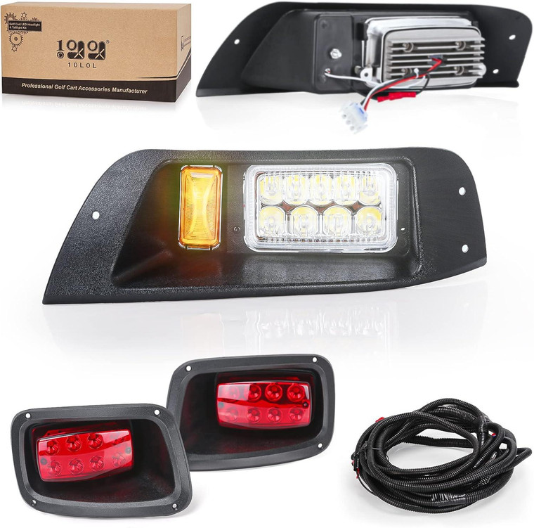 Golf Cart Headlights Taillights Kit for EZGO TXT