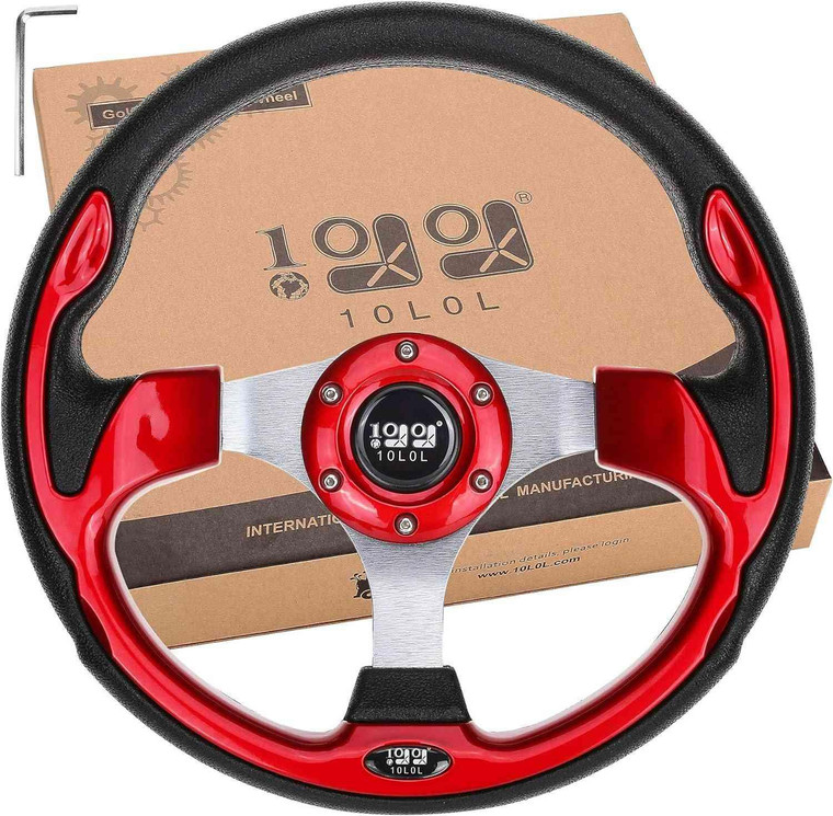 Golf Cart Steering Wheel Universal 12.5 Inch For EZGO Club Car Yamaha