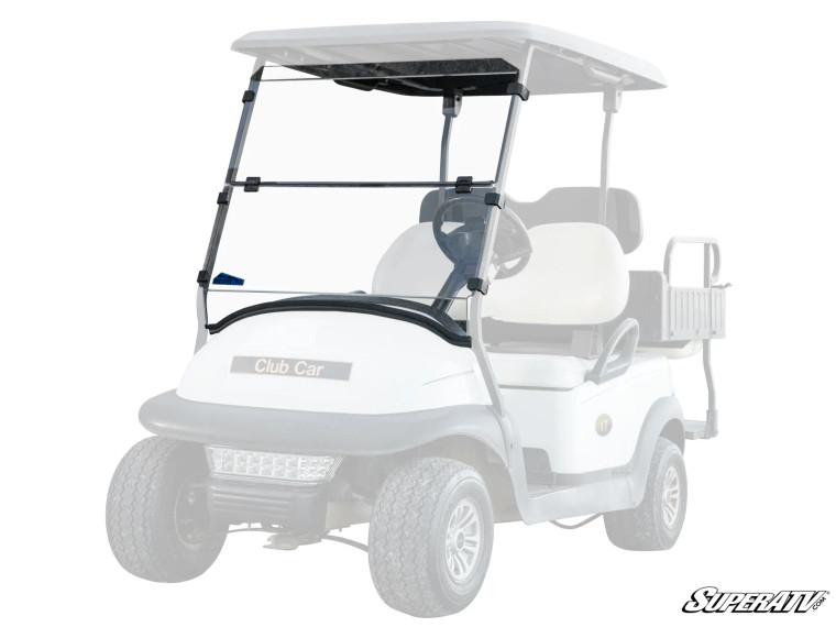 Corsa Blue Club Car Precedent Flip Down Windshield Corsa Blue Club Car Precedent Flip Down Windshield