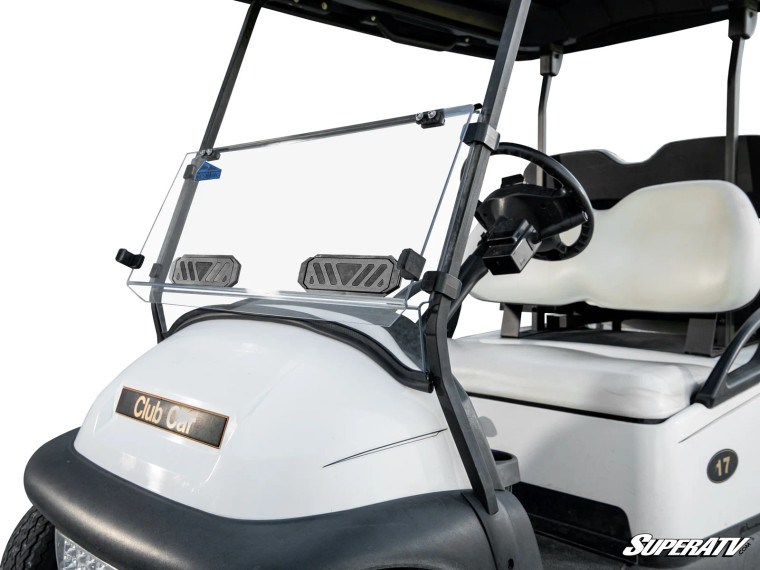 Corsa Blue Club Car Precedent Flip Down Vented Windshield Corsa Blue Club Car Precedent Flip Down Vented Windshield