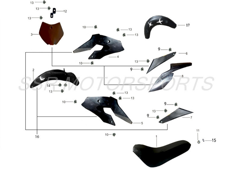 Seat for SSR SX50-A (2019-2022)