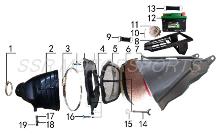 Air Filter for SSR SR300s