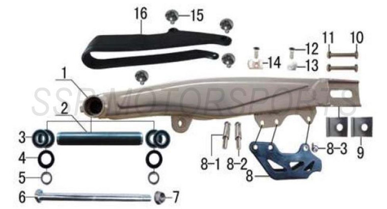 Chain Guide for SSR SR150, XD150, SR189, XD250