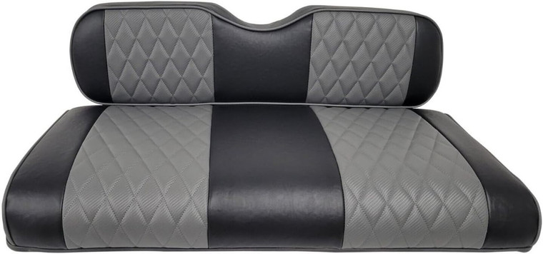 2PCS Golf Cart Front Seat Covers for Club Car DS 2000.5 UP G&E Models Custom Two-Tone