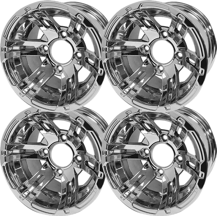 10″ Bulldog Chrome Wheel – Aluminum Alloy (SET of 4)