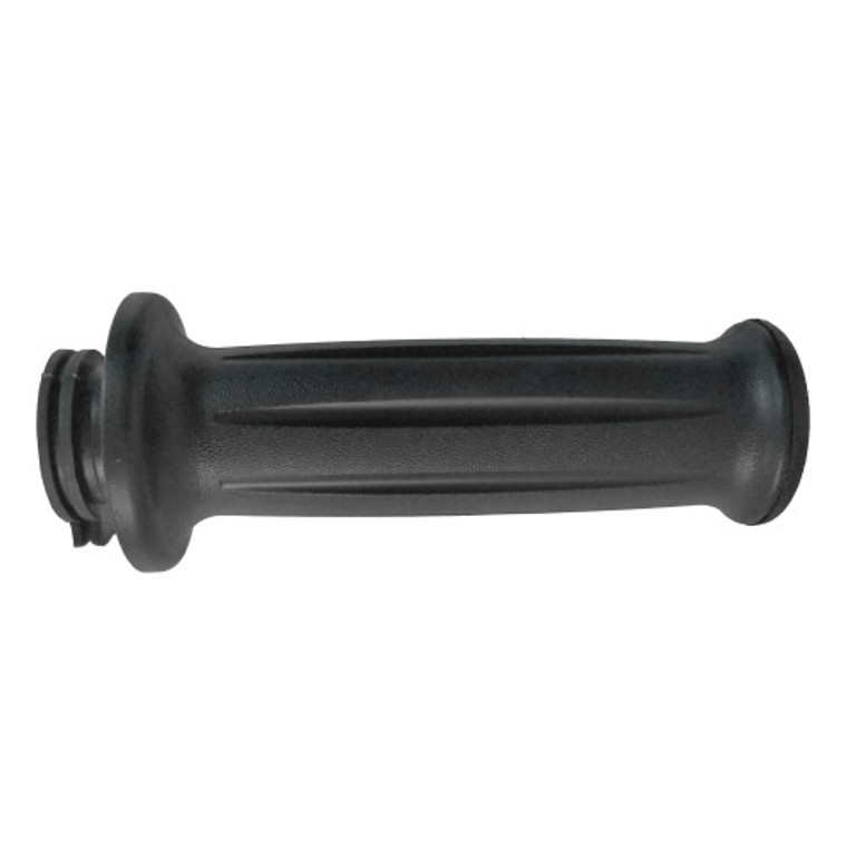 The image showcases the Throttle Grip for Lucky and Lucky 2, a premium replacement part designed to ensure smooth and precise throttle control. The throttle grip features a durable construction that resists wear and impact, ensuring long-lasting performance. Its ergonomic design provides a comfortable and secure hold, reducing hand fatigue during long rides. The direct-fit design guarantees a seamless integration with Lucky and Lucky 2 models, while the easy installation process makes it a convenient upgrade or replacement option. Perfect for maintaining the responsiveness and safety of your scooter.