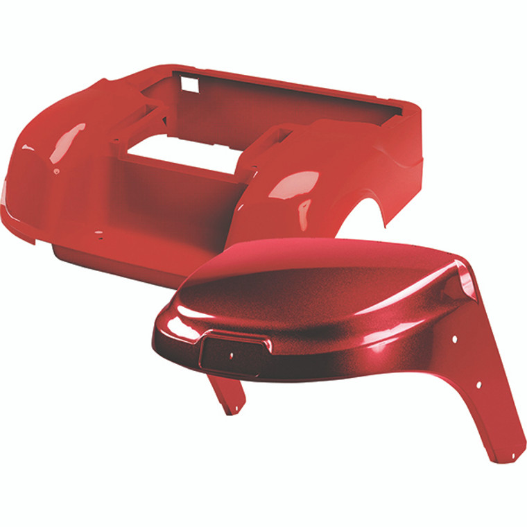 "DoubleTake Factory Body Kit for 2014 E-Z-GO TXT - Complete 2-piece Ruby Red replacement panels with OEM fitment. High-impact polypropylene construction for superior durability." "DoubleTake Factory Body Kit for 2014 E-Z-GO TXT - Complete 2-piece Ruby Red replacement panels with OEM fitment. High-impact polypropylene construction for superior durability."