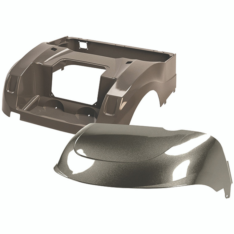 DoubleTake Factory 2-Piece Body Kit for E-Z-GO RXV - Complete front and rear graphite replacement panels with exact OEM fitment. High-impact polypropylene construction for superior durability. DoubleTake Factory 2-Piece Body Kit for E-Z-GO RXV - Complete front and rear graphite replacement panels with exact OEM fitment. High-impact polypropylene construction for superior durability.