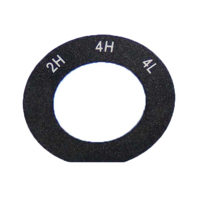 STICKER FOR 2/4-WHEEL DRIVE MODE KNOB SWITCH, D-MAX XT4, D-MAX XT6