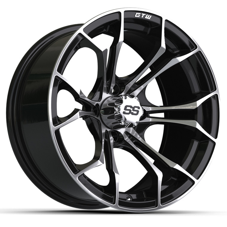 15″ GTW® Spyder Gloss Black Wheel