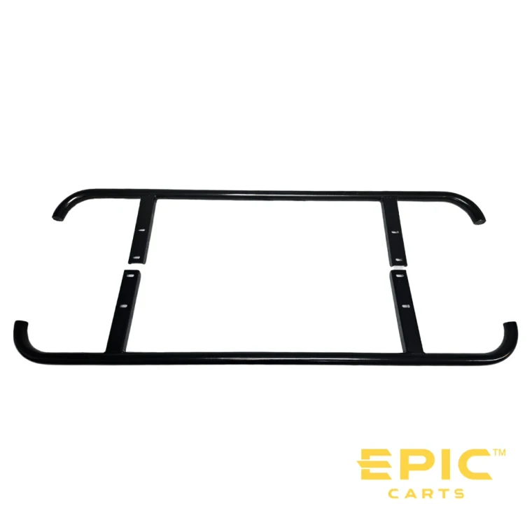 Heavy Duty Steel Side Step Nerf Bars for E60, E60L Epic Golf Cart (Does Not Fit ICON)