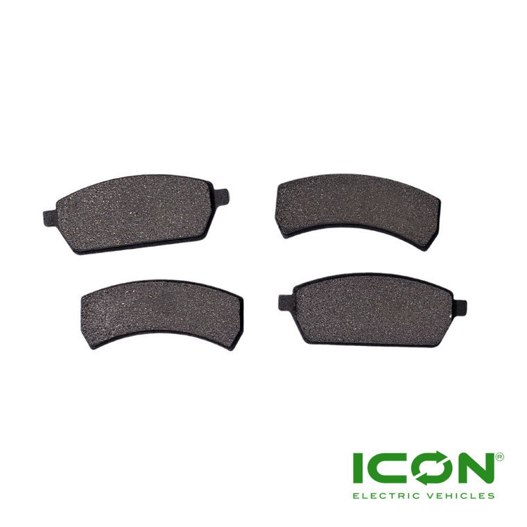 ICON Front Disc Brake Pads for ICON i20, i40, i60, i80 Model Golf Carts Full Replacement Front Set Driver & Passenger Set of 4 Pads