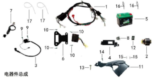 Ignition Switch for Kayo K2, K4, K6, T2