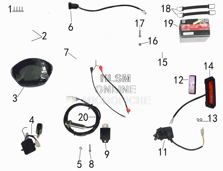 Digital Dash Display for Denago Trailhawk 10 FI