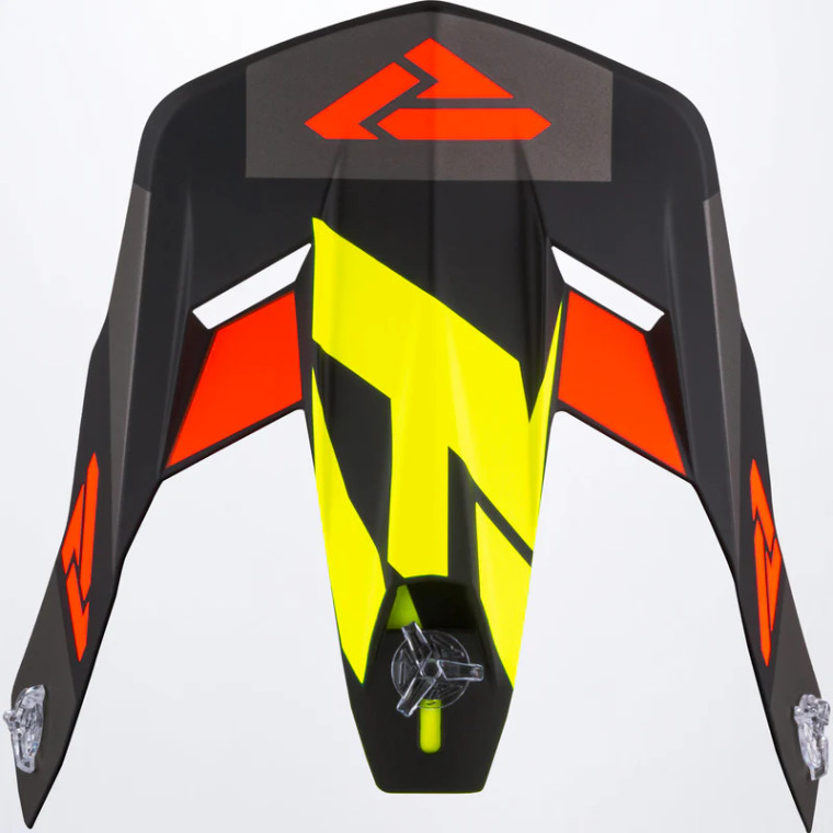 Clutch Boost Helmet Peak Hi Vis/Nuke Red/Grey