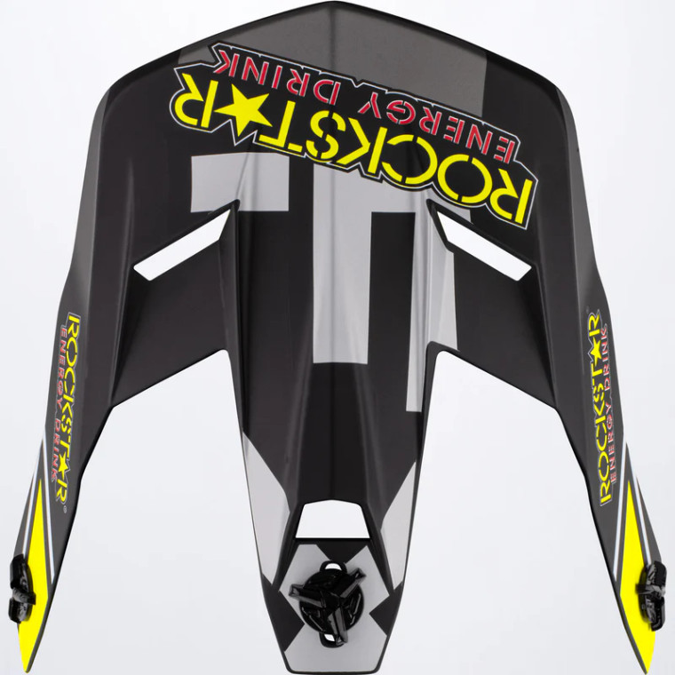 Clutch Rockstar Helmet Peak Rockstar