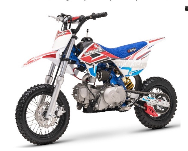 Trailamster SK 110A (12/10 Auto E-Start) Pit Bike - BLUE