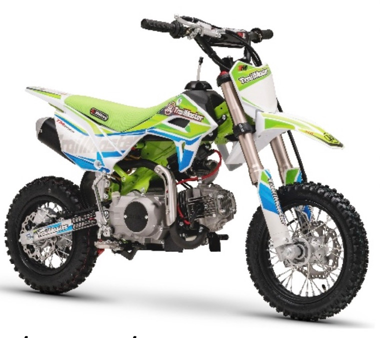 Trailamster SK 110A (12/10 Auto E-Start) Pit Bike - GREEN