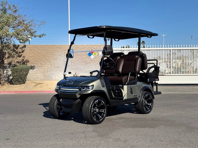 Tara Summit Air Classic 2+2 Road electric golf cart with four-passenger seating, rear folding seat, extended roof, and road-ready features.