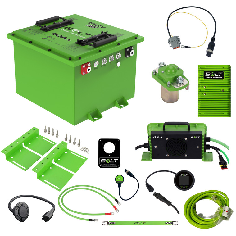 Bolt Energy EZGO TXT & RXV 51V 60AH Professional Battery CAN Adapter Kit