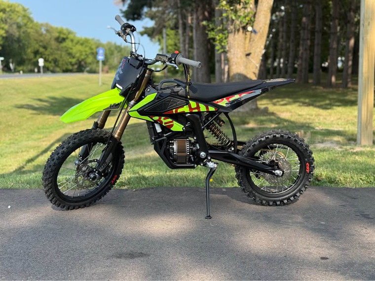 Main: 2026 Surron Hyper Bee X Green electric dirt bike