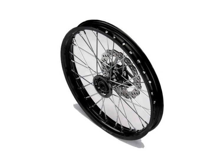 YCF 17" Front Aluminum Wheel with Brake Rotor & Sprocket for Bigy Bikes (2024-2025) - Black