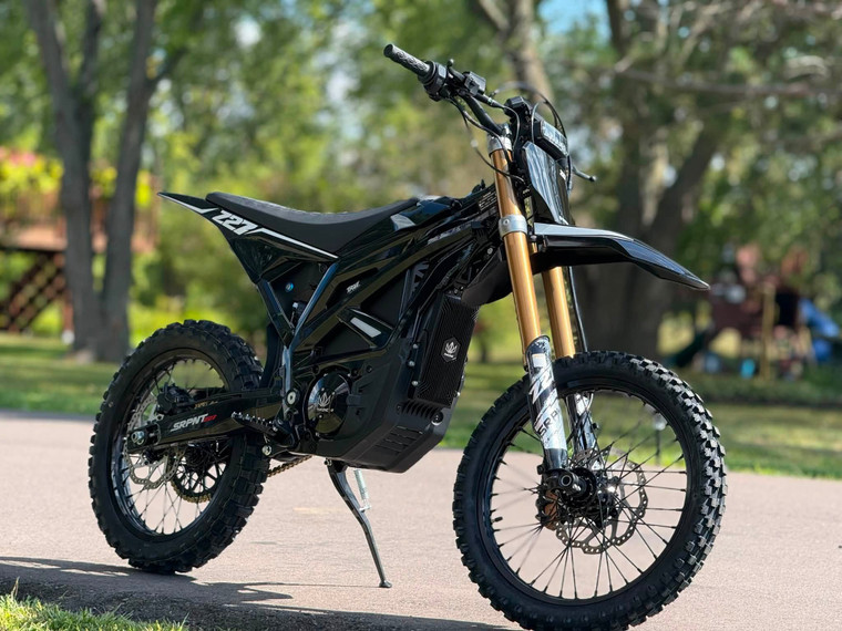 2026 Throne SRPNT Z27 27kW 72V Electric Dirt Bike – Black Oro