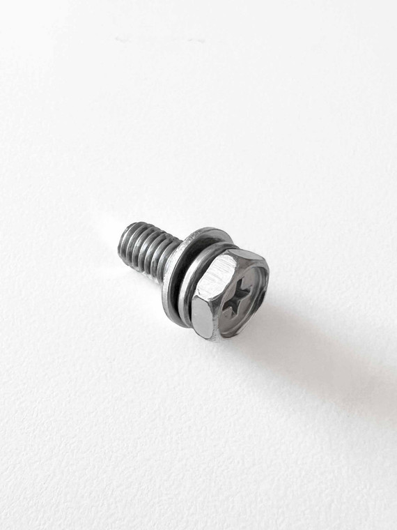 M6x10mm Hex Bolt with Captive Washer 006-9035 - Electro & Co