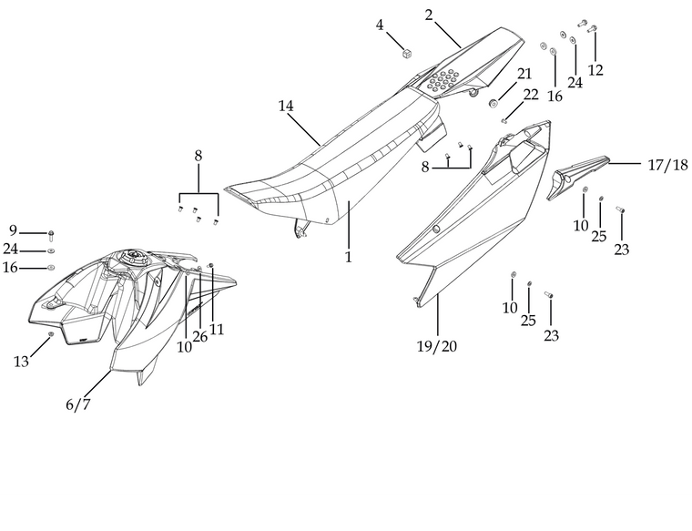 (06) RIGHT SHROUD (2022 & NEWER MODELS)