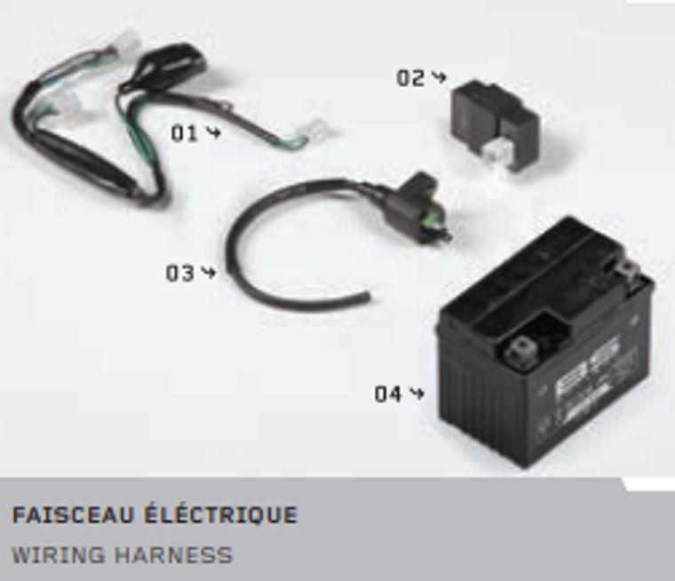 (01) WIRING HARNESS - BIGY - WATERPROOF
