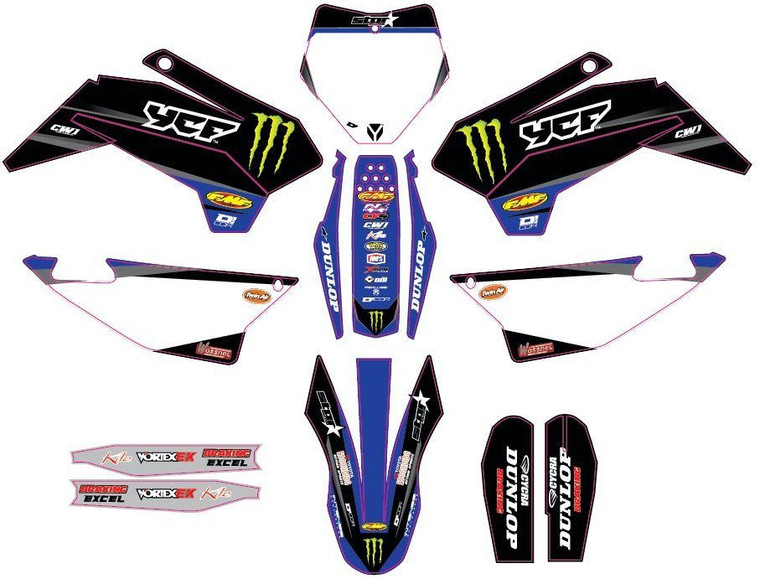 (01) GRAPHIC KIT PILOT STAR RACING