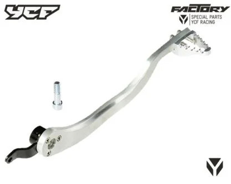 (19) BRAKE PEDAL (FACTORY) WITH BEARING (SILVER) (19) BRAKE PEDAL (FACTORY) WITH BEARING (SILVER)