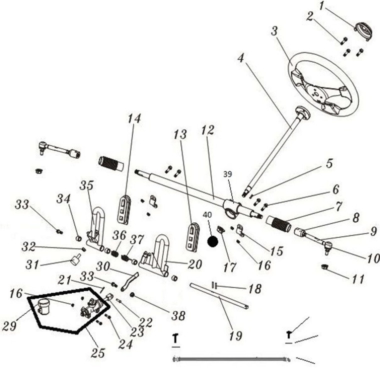 (10) Hammerhead Tie Rod End for Mudhead 208R (10) Hammerhead Tie Rod End for Mudhead 208R