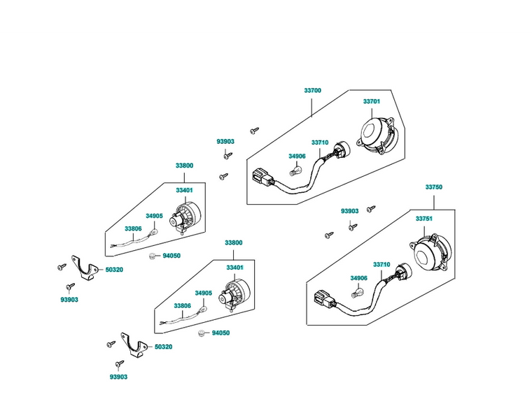 KYMCO UXV 450i Light Assembly Right Rear