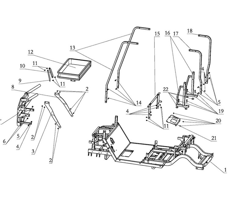 (01) Frame Assembly (01) Frame Assembly