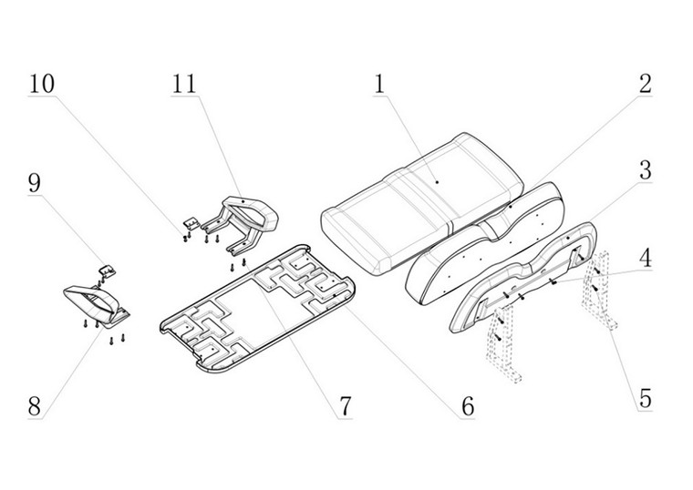 Kandi Kruiser Front Seat Assembly Parts (Free Shipping) Kandi Kruiser Front Seat Assembly Parts (Free Shipping)
