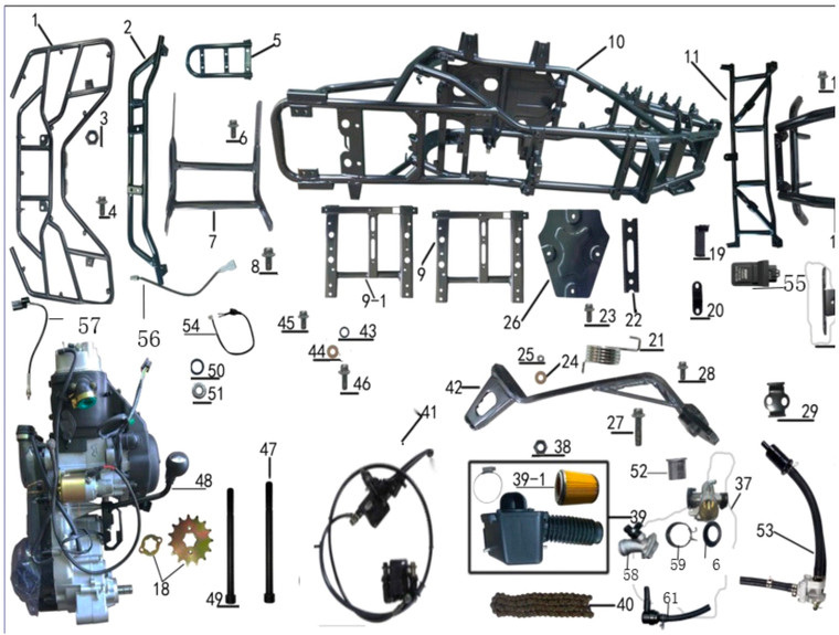Rear Rack Supporting Bracket