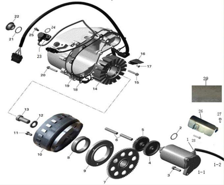 2023 Aodes SportCross 1000 (Stator & Starter)