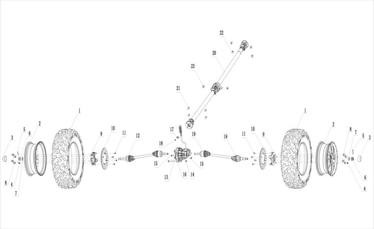 2023 Aodes Desertcross 1000-6 HVAC (Front Drive System)