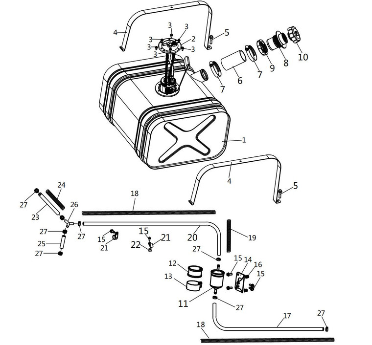 2023 Aodes Desertcross 1000-6 HVAC (Fuel System)