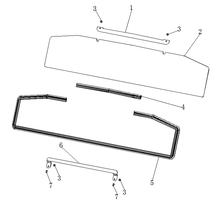 2023 Aodes Desertcross 1000-6 HVAC (Rear Windshield)