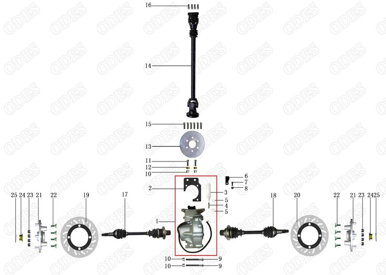 2023 Odes Junglecross 800ST-2 (Rear Drive System)