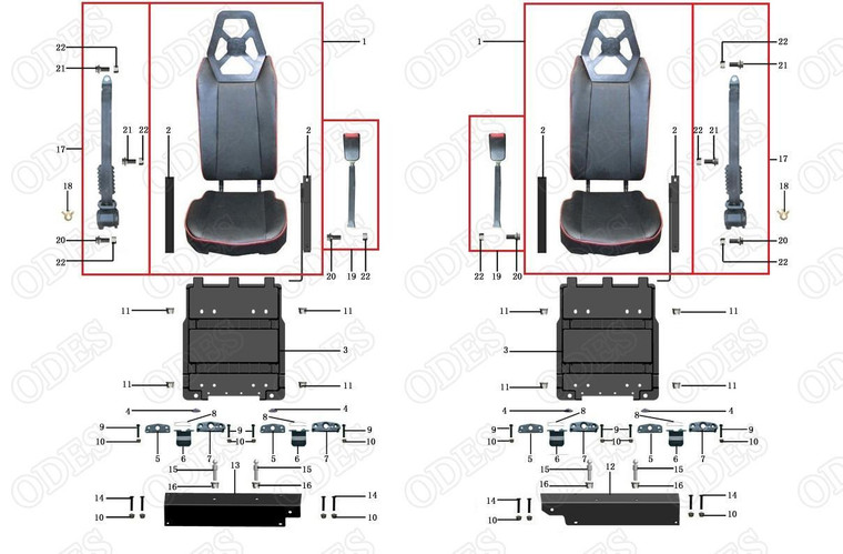 2023 Odes Junglecross 800ST-2 (Seat)