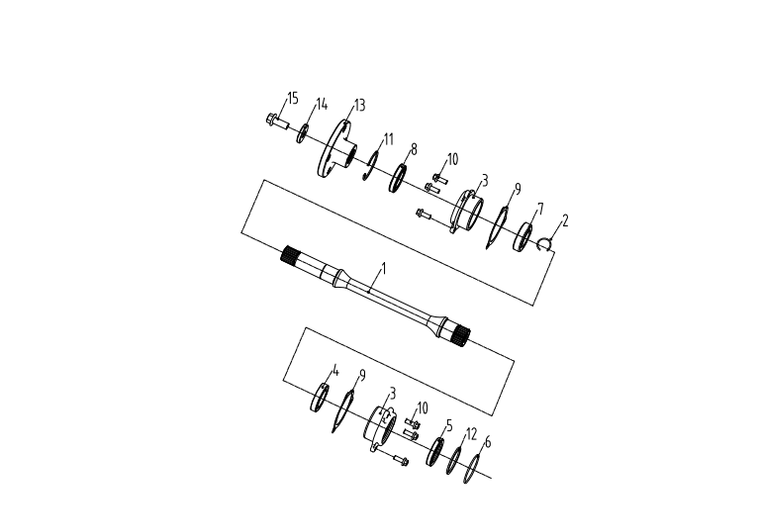 2023 Odes Junglecross 800ST-2 (Drive Shaft)