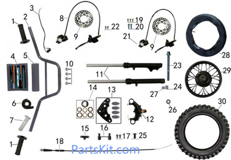 (23) Tao DB20 Hex Flange Bolt (M12x1.25x195)