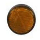 (02) - 108710 - Scooter Reflector DOT Circle Yellow for Quantum 150 and more